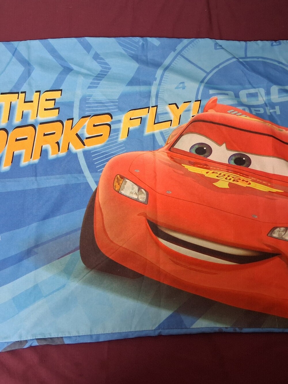 Disney Lightning McQueen And Towmater Standard Sizr Pillowcase.